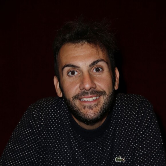 Exclusif - Laurent Ournac pose au Casino de Paris, lors de la générale de la pièce "Le Gai Mariage", à Paris, le 8 septembre 2015.