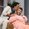 Olivier Sitruk et Laurent Ournac - Exclusif - Filage de la pièce "Le Gai Mariage" au Casino de Paris le 4 septembre 2015 à Paris.