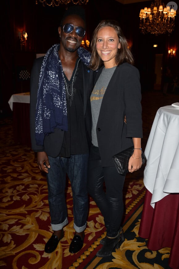 Marco Prince et son amie Alice lors du gala de charité au profit de l'association "Enfance et Cancer" à l'hôtel InterContinental de Paris, le 9 septembre 2015