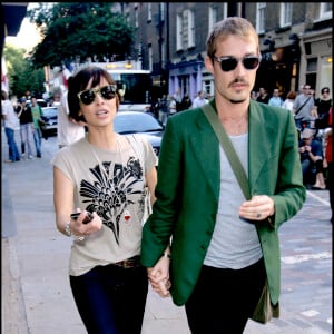 Natalie Imbruglia et son ex-mari Daniel Johns à Londres le 27 août 2007