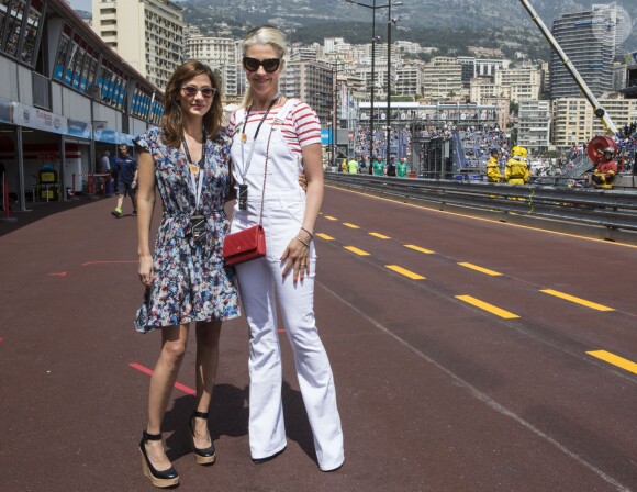 Natalie Imbruglia, Tamara Beckwith lors du Grand Prix de Monaco, Monte-Carlo, le 9 mai 2015
