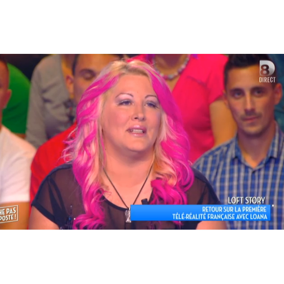 Loana sur le plateau de Touche pas à mon poste sur D8, le 10 septembre 2015.