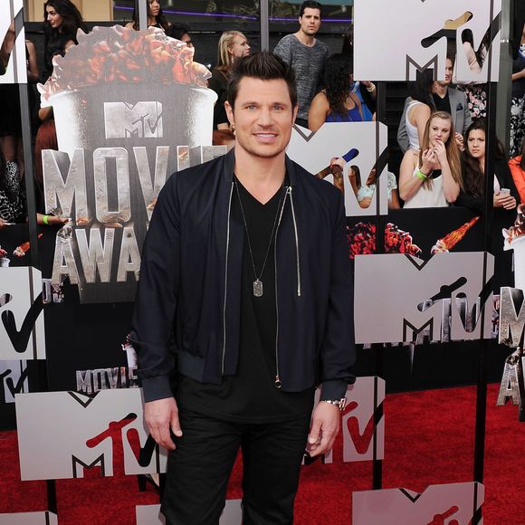 Nick Lachey lors de la soirée des MTV Movie Awards 2014 à Los Angeles, le 13 Avril 2014
