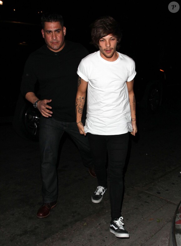 Liam Payne et Louis Tomlinson (One Direction) à la sortie du club "Project L.A" à Los Angeles, le 9 mai 2015