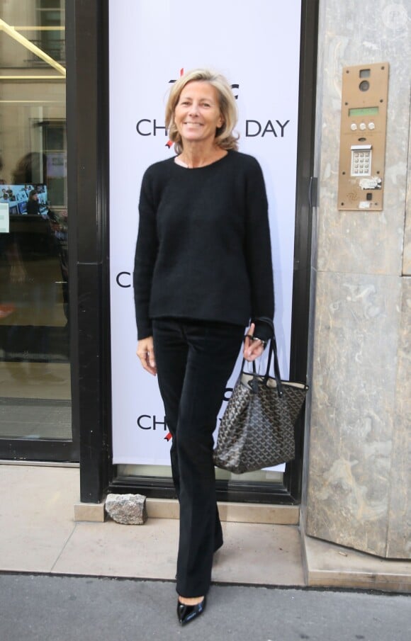 Claire Chazal, à la 11e édition du "BGC Charity Day" à Paris le 11 septembre 2015.