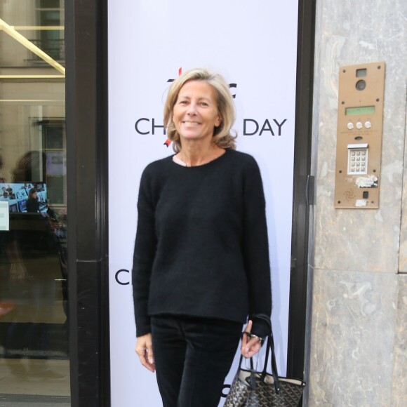 Claire Chazal, à la 11e édition du "BGC Charity Day" à Paris le 11 septembre 2015.