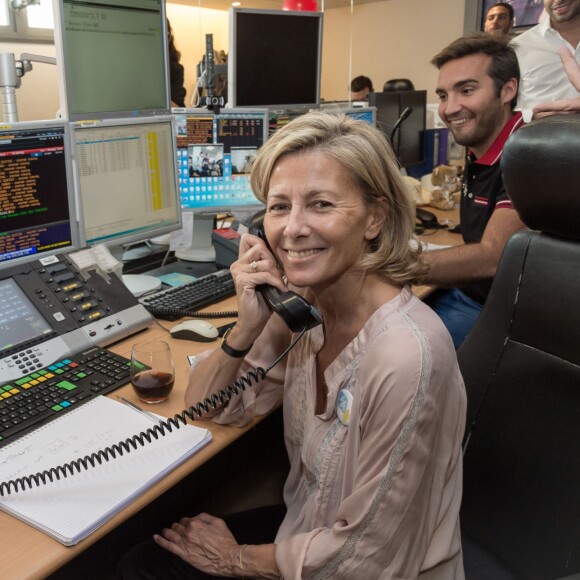 Claire Chazal, à la 11e édition du "BGC Charity Day" à Paris le 11 septembre 2015.
