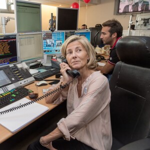 Claire Chazal, à la 11e édition du "BGC Charity Day" à Paris le 11 septembre 2015.