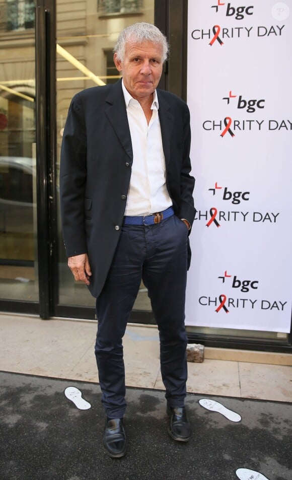 Patrick Poivre d'Arvor, à la 11e édition du "BGC Charity Day" à Paris le 11 septembre 2015.