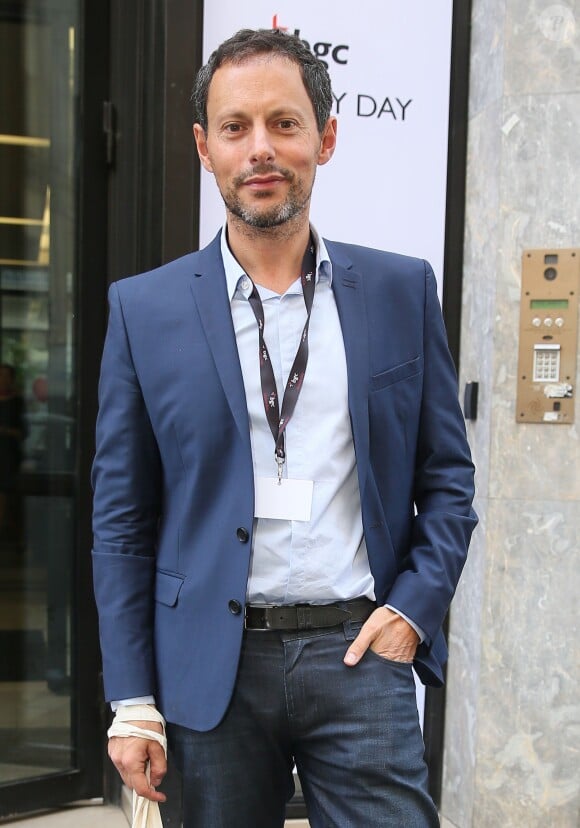 Marc-Olivier Fogiel, à la 11e édition du "BGC Charity Day" à Paris le 11 septembre 2015.