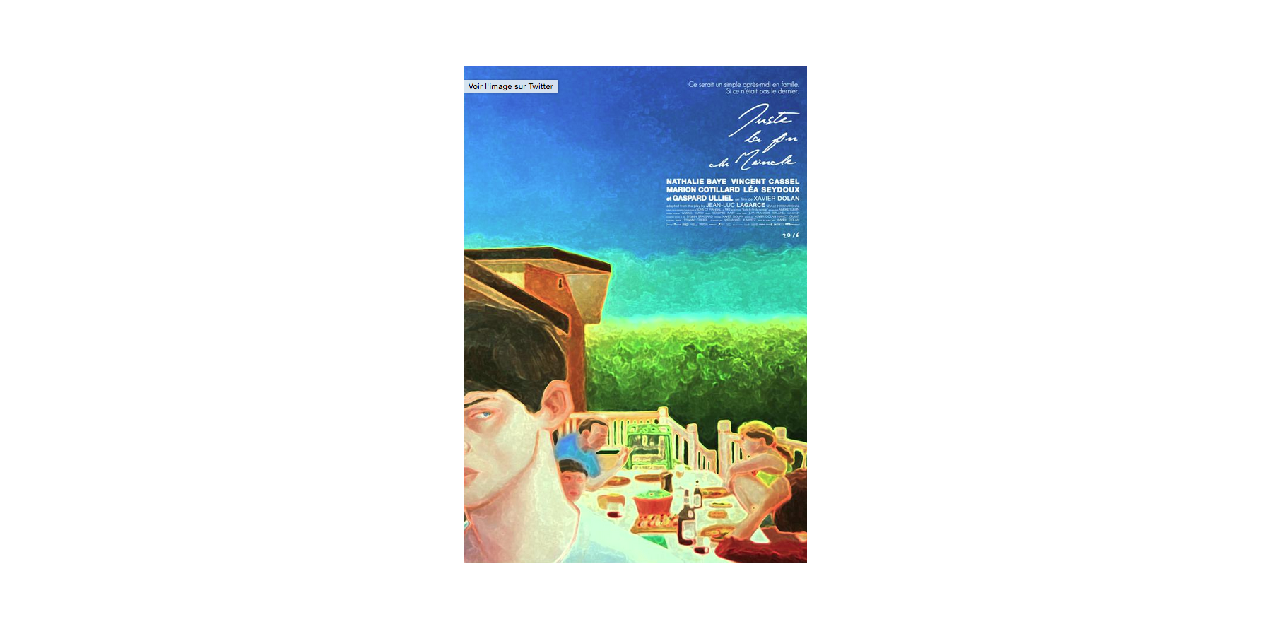 Juste La Fin Du Monde Comparaison Film Et Livre Xavier Dolan dévoile son intrigante affiche... - Purepeople