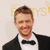 Chris Hardwick arrivant à la 66ème cérémonie annuelle des Emmy Awards au Nokia Theatre à Los Angeles, le 25 août 2014