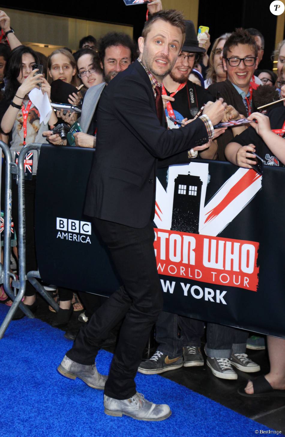Chris Hardwick Première de la série Doctor Who à New York. Le 14 août