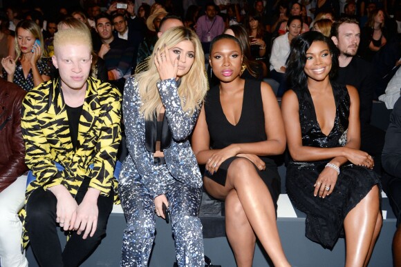 Shaun Ross, Kylie Jenner, Jennifer Hudson, Gabrielle Union, Front Row attending the Prabal Gurung Spring Summer 2016 Runway Show held at The Arc, Skylight at Moynihan Station, 360 West 33rd St in New York City, NY, USA on September 13, 2015. Photo by McMullan-Spaulding/DDP USA/ABACAPRESS.COM14/09/2015 - New York City