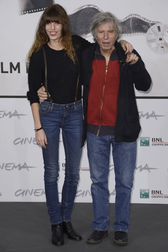 Lou Doillon, Jacques Doillon - Photocall du film "Un enfant de toi" lors du festival du film de Rome. Le 15 novembre 2012