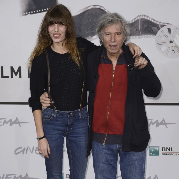 Lou Doillon, Jacques Doillon - Photocall du film "Un enfant de toi" lors du festival du film de Rome. Le 15 novembre 2012