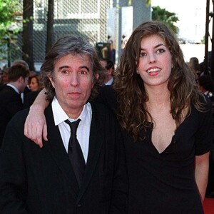 Jacques Doillon et sa fille Lou lors de la cérémonie d'ouverture du Festival de Cannes 2001