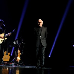 Charles Aznavour - Première représentation de son spectacle au Palais des Sports à Paris le 15 septembre 2015.