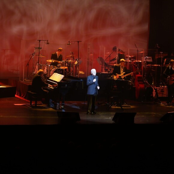 Charles Aznavour - Première représentation de son spectacle au Palais des Sports à Paris le 15 septembre 2015.