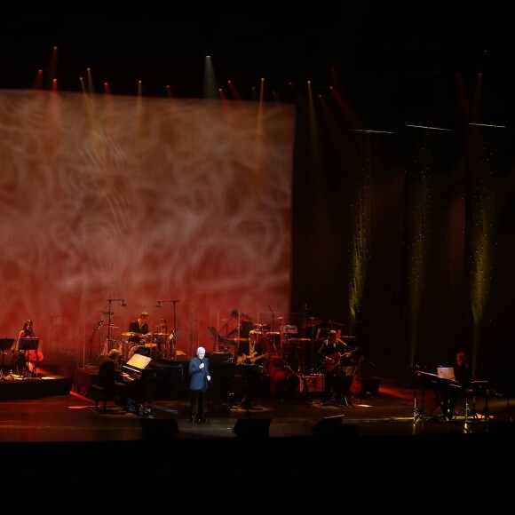 Charles Aznavour - Première représentation de son spectacle au Palais des Sports à Paris le 15 septembre 2015.