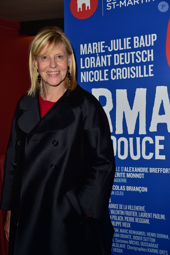 Exclusif - Chantal Ladesou - Première de la pièce "Irma la douce" au Théâtre de la Porte-Saint-Martin à Paris le 15 septembre 2015.