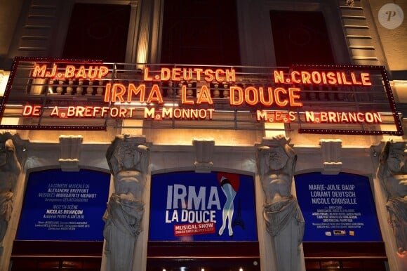 Exclusif - Ambiance - Première de la pièce "Irma la douce" au Théâtre de la Porte-Saint-Martin à Paris le 15 septembre 2015.