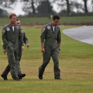 Le prince Harry a assisté le 15 septembre 2015, jour de ses 31 ans, à une parade aérienne commémorant les 75 ans de la Bataille d'Angleterre, à l'aérodrome de Goodwood dans le Sussex. Il devait à l'origine monter à bord d'un Spitfire, mais a renoncé en raison d'un problème mécanique d'un des appareils, préférent laisser la place au vétéran Tom Neil et à des blessés de guerre.