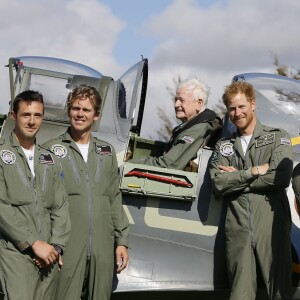 Le prince Harry a assisté le 15 septembre 2015, jour de ses 31 ans, à une parade aérienne commémorant les 75 ans de la Bataille d'Angleterre, à l'aérodrome de Goodwood dans le Sussex. Il devait à l'origine monter à bord d'un Spitfire, mais a renoncé en raison d'un problème mécanique d'un des appareils, préférent laisser la place au vétéran Tom Neil et à des blessés de guerre.