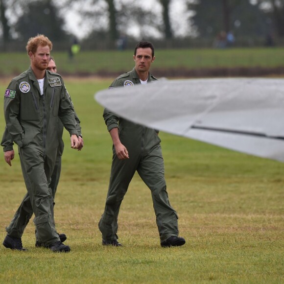 Le prince Harry a assisté le 15 septembre 2015, jour de ses 31 ans, à une parade aérienne commémorant les 75 ans de la Bataille d'Angleterre, à l'aérodrome de Goodwood dans le Sussex. Il devait à l'origine monter à bord d'un Spitfire, mais a renoncé en raison d'un problème mécanique d'un des appareils, préférent laisser la place au vétéran Tom Neil et à des blessés de guerre.