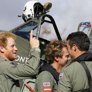 Le prince Harry a assisté le 15 septembre 2015, jour de ses 31 ans, à une parade aérienne commémorant les 75 ans de la Bataille d'Angleterre, à l'aérodrome de Goodwood dans le Sussex. Il devait à l'origine monter à bord d'un Spitfire, mais a renoncé en raison d'un problème mécanique d'un des appareils, préférent laisser la place au vétéran Tom Neil et à des blessés de guerre.