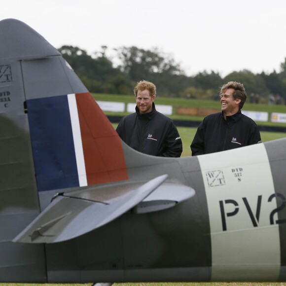 Le prince Harry a assisté le 15 septembre 2015, jour de ses 31 ans, à une parade aérienne commémorant les 75 ans de la Bataille d'Angleterre, à l'aérodrome de Goodwood dans le Sussex. Il devait à l'origine monter à bord d'un Spitfire, mais a renoncé en raison d'un problème mécanique d'un des appareils, préférent laisser la place au vétéran Tom Neil et à des blessés de guerre.