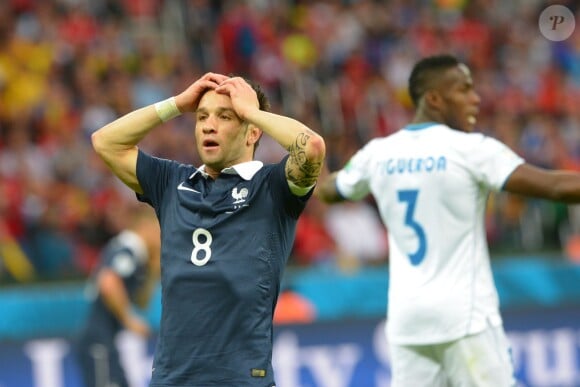 Mathieu Valbuena lors de la rencontre de Coupe du monde entre la France et le Honduras à l'Estadio Beira-Rio de Porto Alegre, le 15 juin 2014