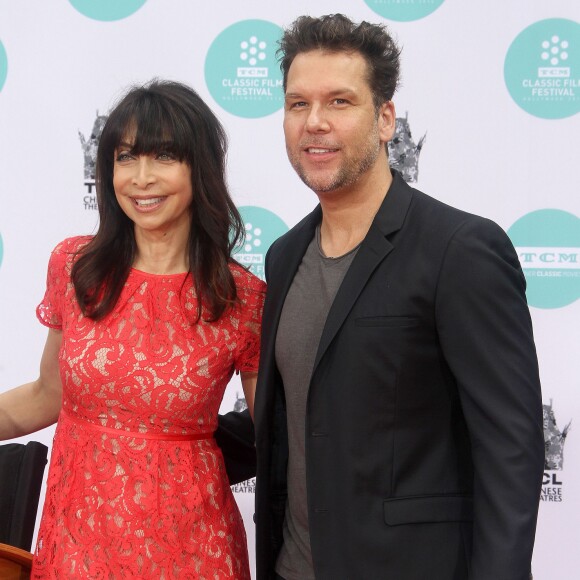 Illeana Douglas, Dane Cook - Jerry Lewis laisse ses empreintes dans le ciment hollywoodien, le 12 avril 2014.