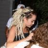 Miley Cyrus à la sortie de The Nice Guy à West Hollywood, Los Angeles, le 3 septembre 2015