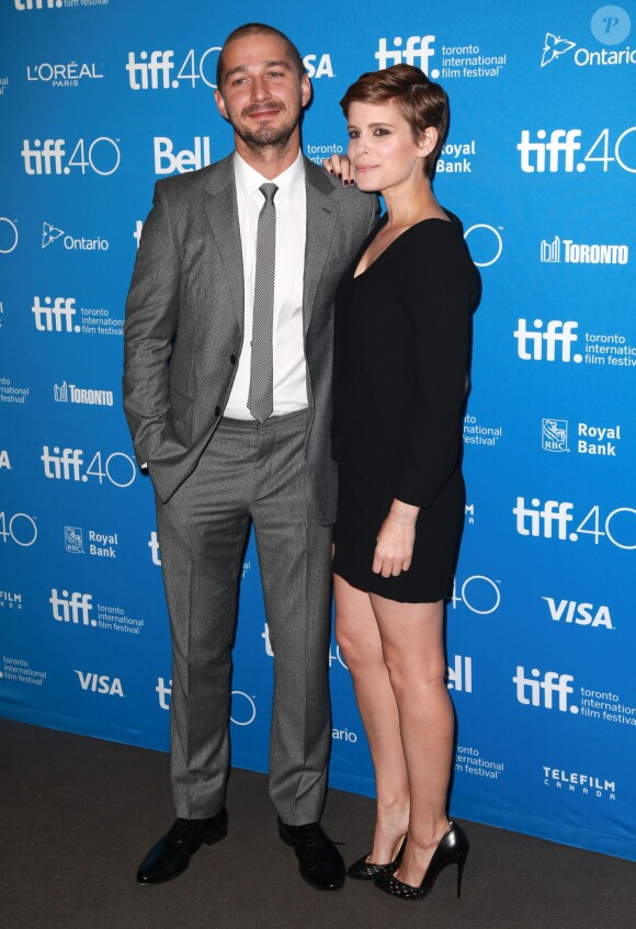 Shia LaBeouf, Kate Mara - Conférence de presse du film "Man Down" lors du festival international du film de Toronto, le 15 septembre 2015.