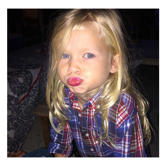 Jessica Simpson a ajouté une photo de sa fille Maxell sur son compte Instagram