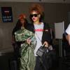 Rihanna arrive à l'aéroport LAX de Los Angeles. Le 1er septembre 2015