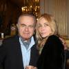 Guy Béart avec sa fille Emmanuelle Béart à Paris le 27 novembre 2012