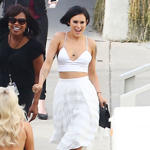 Exclusif - Rumer Willis devant les studios de 'Dancing With The Stars' à Hollywood, le 14 septembre 2015