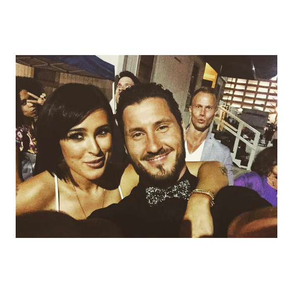 Rumer Willis retrouve Val Chmerkovskiy sur le plateau de Dancing With The Stars / photo postée sur Instagram.