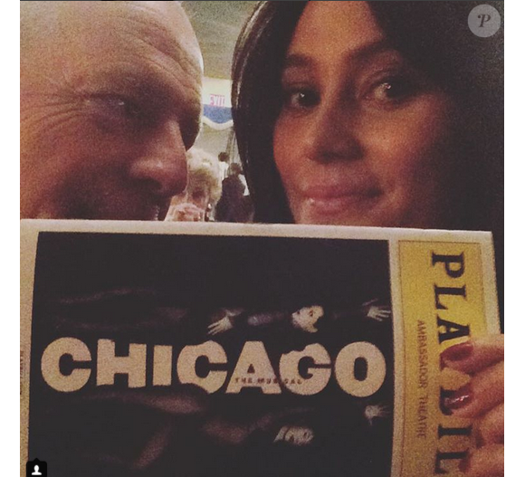Bruce Willis et Emma Heming sont venus soutenir Rumer Willis tandis qu'elle fait ses débuts à Broadway dans Chicago / photo postée sur Instagram.