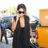 Selena Gomez arrive à l'aéroport LAX de Los Angeles. Le 17 septembre 2015