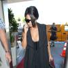 Selena Gomez arrive à l'aéroport LAX de Los Angeles. Le 17 septembre 2015