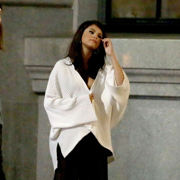 Selena Gomez sur le tournage de son nouveau clip à Los Angeles, le 14 août 2015.