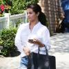 Selena Gomez se rend chez une amie à Los Angeles, le 9 juillet 2015.