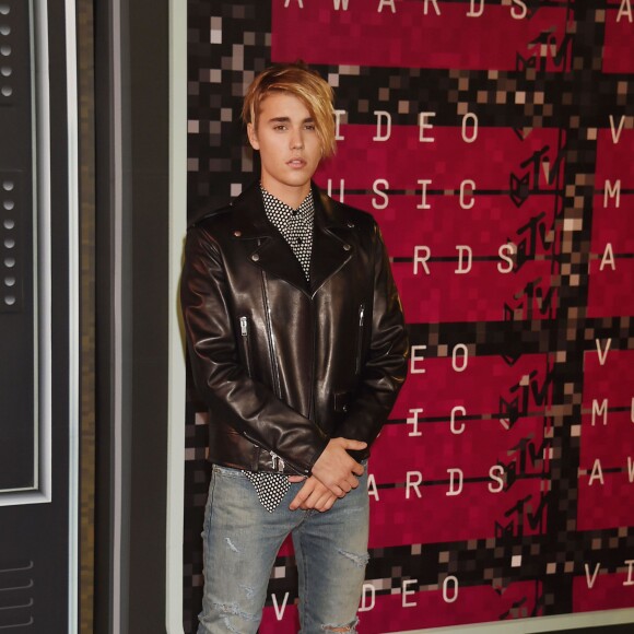 Justin Bieber - Soirée des MTV Video Music Awards à Los Angeles le 30 aout 2015.