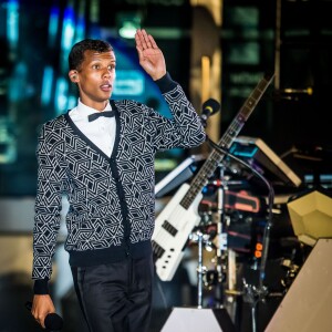 Stromae en concert à Las Vegas, le 16 avril 2015.
