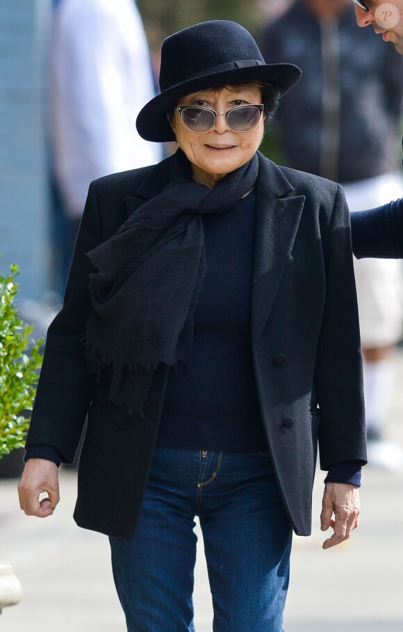 Yoko Ono à New York, le 16 avril 2015