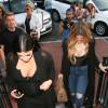 Kim et sa soeur Khloe Kardashian retrouvaient leur mère Kris Jenner, accompagné de son homme Corey Gamble, pour l'anniversaire de leur grand-mère Mary Jo chez George à The Cove, à San Diego, le 22 septembre 2015