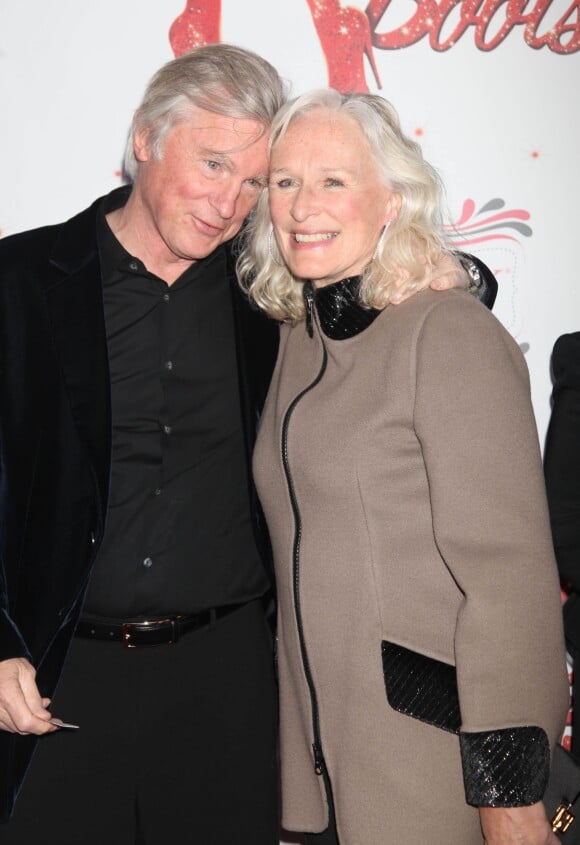 Glenn Close et David Shaw à New York le 4 avril 2013